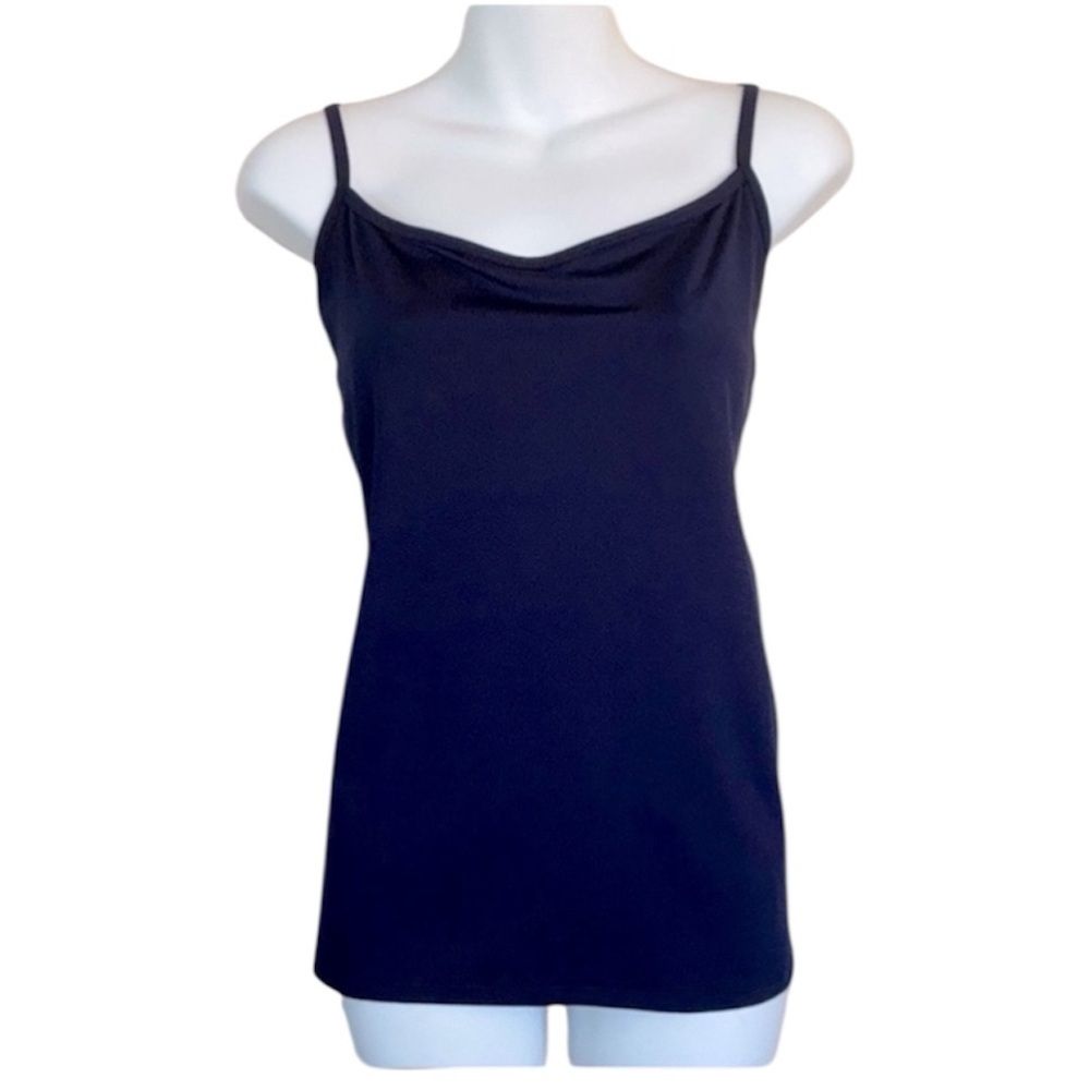 NY&CO Camisole Top Women's XL, versatile Navy Blue, spaghetti straps. EUC
